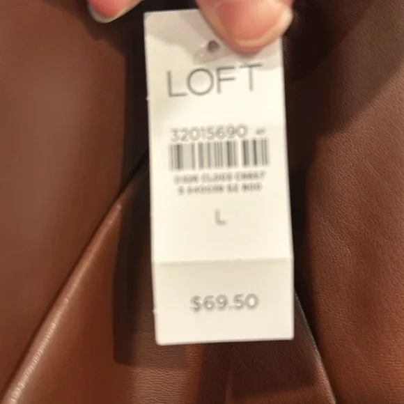 Loft Faux Leather Pants - Picture 6 of 7